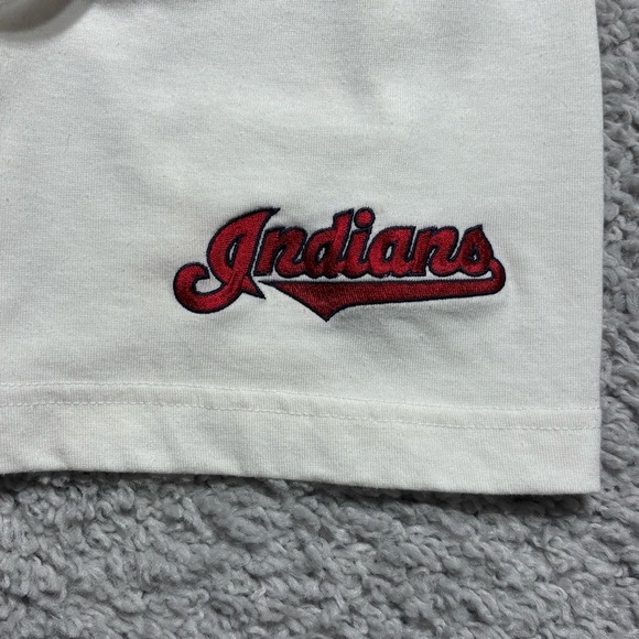Vintage Cleveland Indians Shirt Mens Large Chief Wahoo MLB Jersey Embroidered - Picture 4 of 6